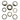 Universal Parts Headset Bearings for Razor E90/E100/E125