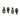 Seat Bolt Set (4 PCS); Genuine Trail